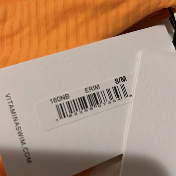 Any 1/$25 - Vitamin A Kaya Red Rib Bikini Bottom - Picture 9 of 16